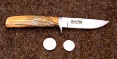 Giraffe leg bone handle