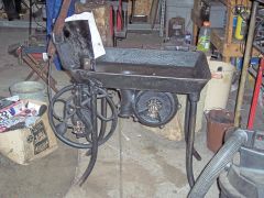 My coal forge when I was fixing it