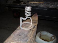 Candleholder made by student on taster course