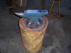 Red Oak Anvil Stand