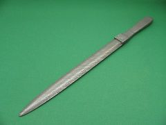 Cable damascus letter opener