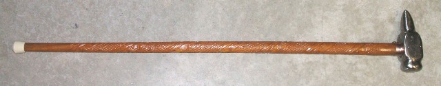 A cane made from the spike hammer