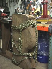 1400 lb steel block