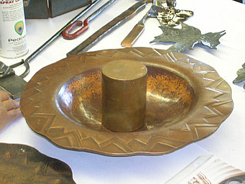 Copper reprose bowl