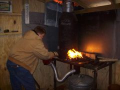 Trenton giving the forge air