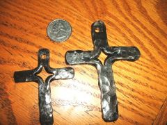 Small split crosses for keychains