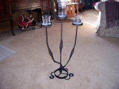 Floor candle/plant stand