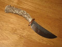 forged 5160 whitetail handle copper guard