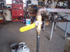 As you can see, I only have the gas valve cracked open.