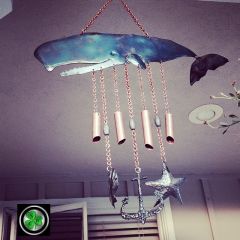 Whale of a wind chime