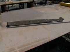 Old strap hinge