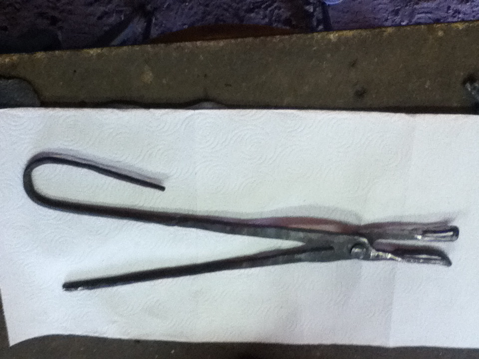 The second set of tongs I made