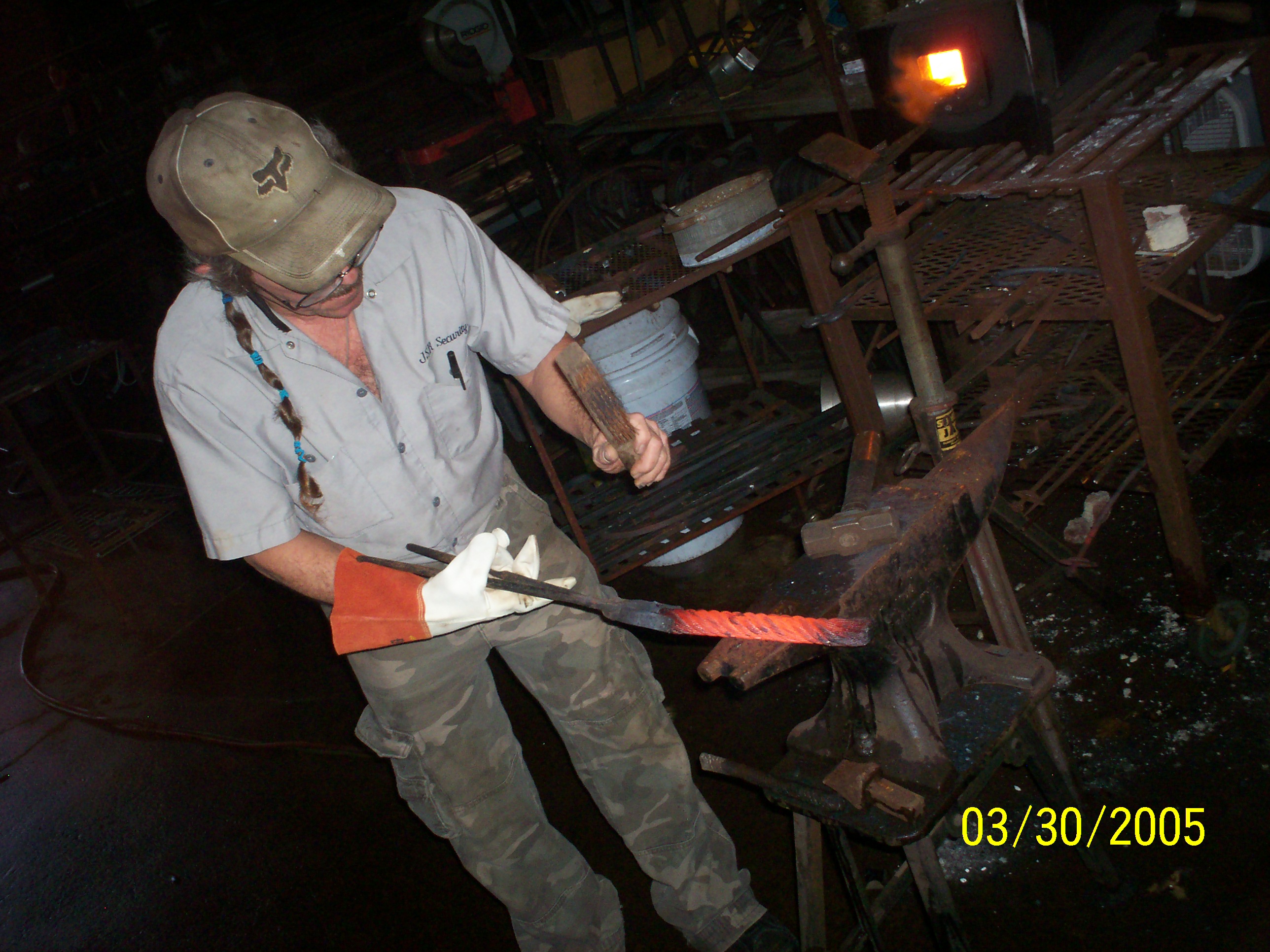Rick Mouton Knife Forging 6
