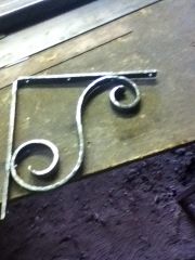 Scrolled shelf brackets 2