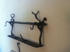 Hand forged pipe rack 3