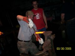 Rick Mouton Knife Forging 7
