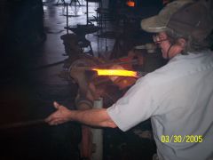 Rick Mouton Knife Forging 5