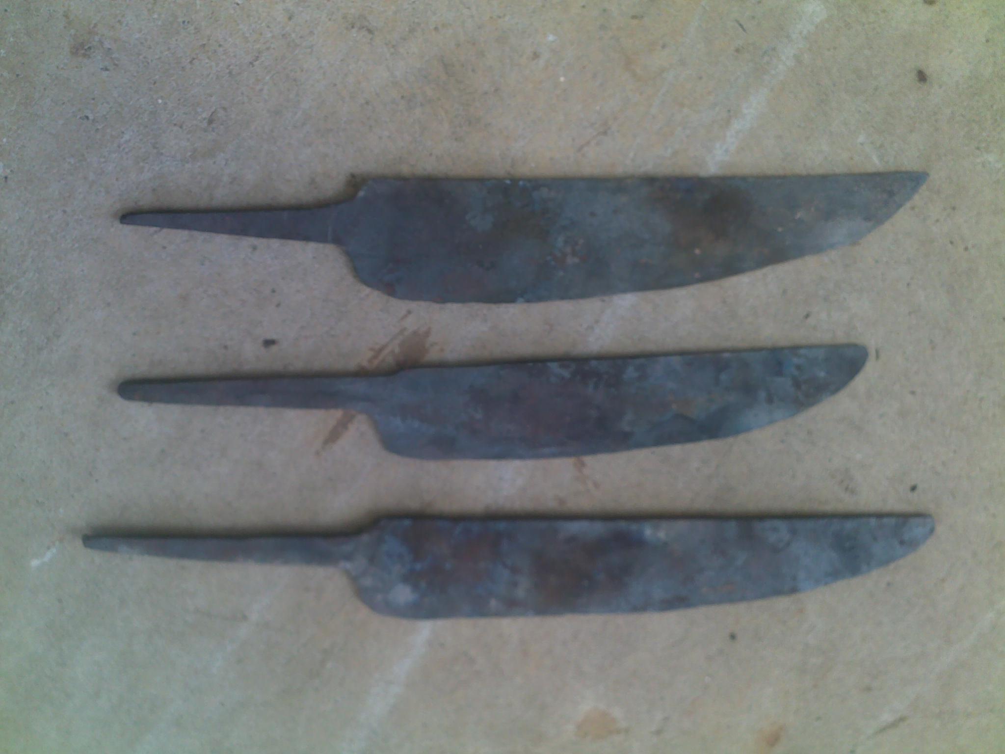 Three other knives I made afterwards