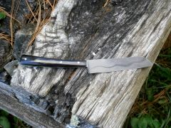 1095 & Water Buffalo horn Small santoku chefs knife