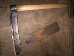 Leaf spring splitting froe