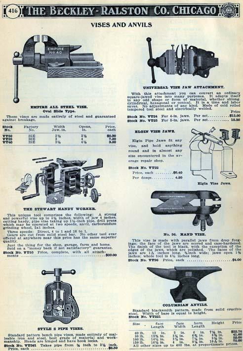 Beckley automotive catalog 1921 Columbian anvils.jpg