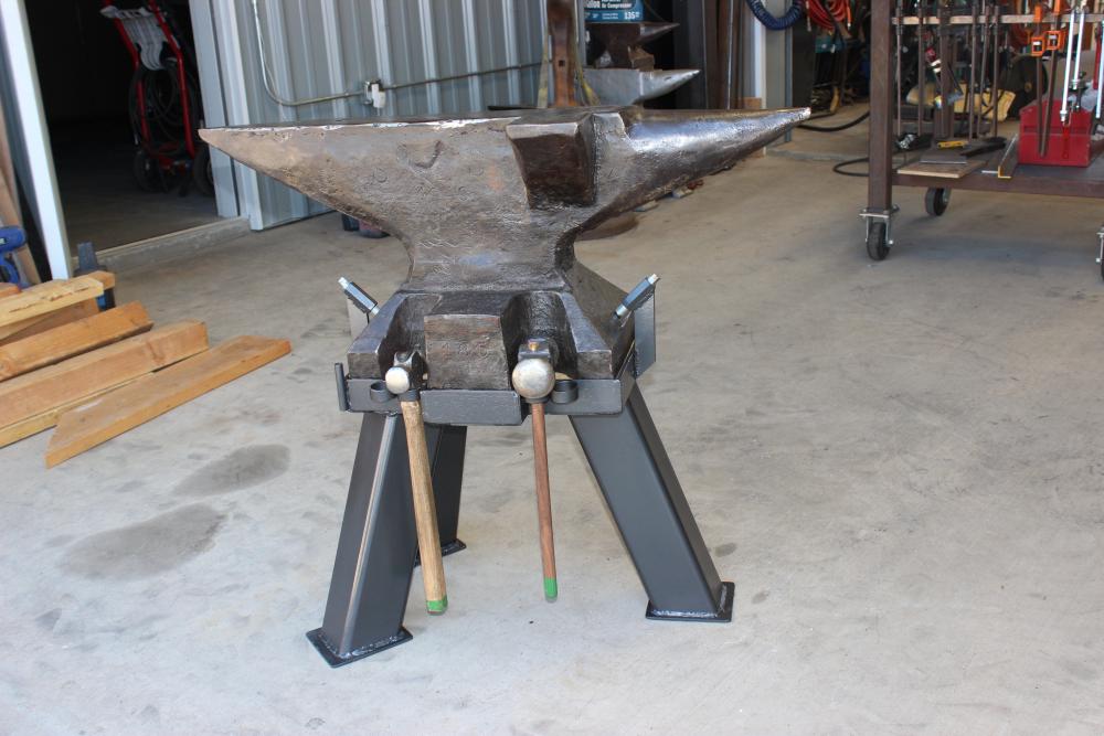 Refined Redux - Used some 4x6's to make an anvil stand for