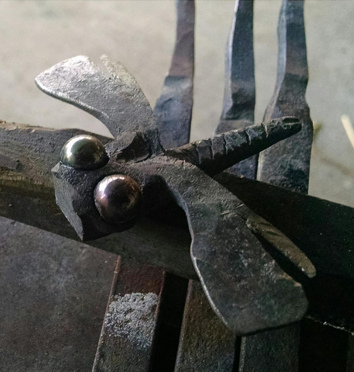 Dragonfly with Ball Bearing Eyes