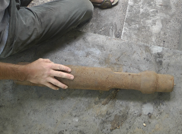 Angle-grind my ASO 'JCB' axle without damaging heat treatment?