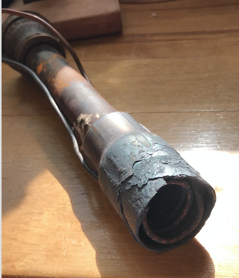 Homemade Ceramic Burner Nozzle-Warning Photo Heavy