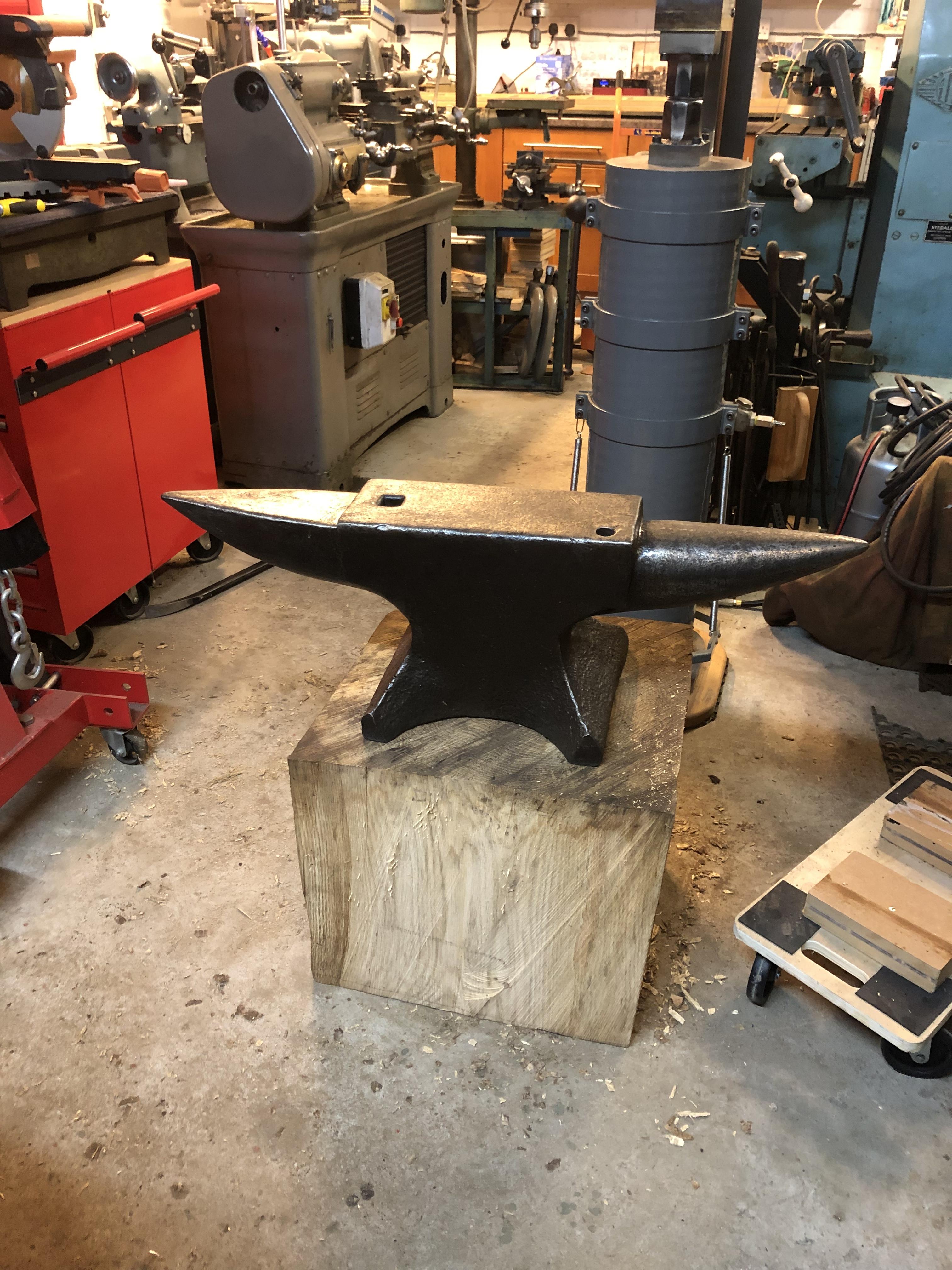 Hay Budden and a stand - Stands for Anvils, Swage Blocks, etc - I Forge Iron